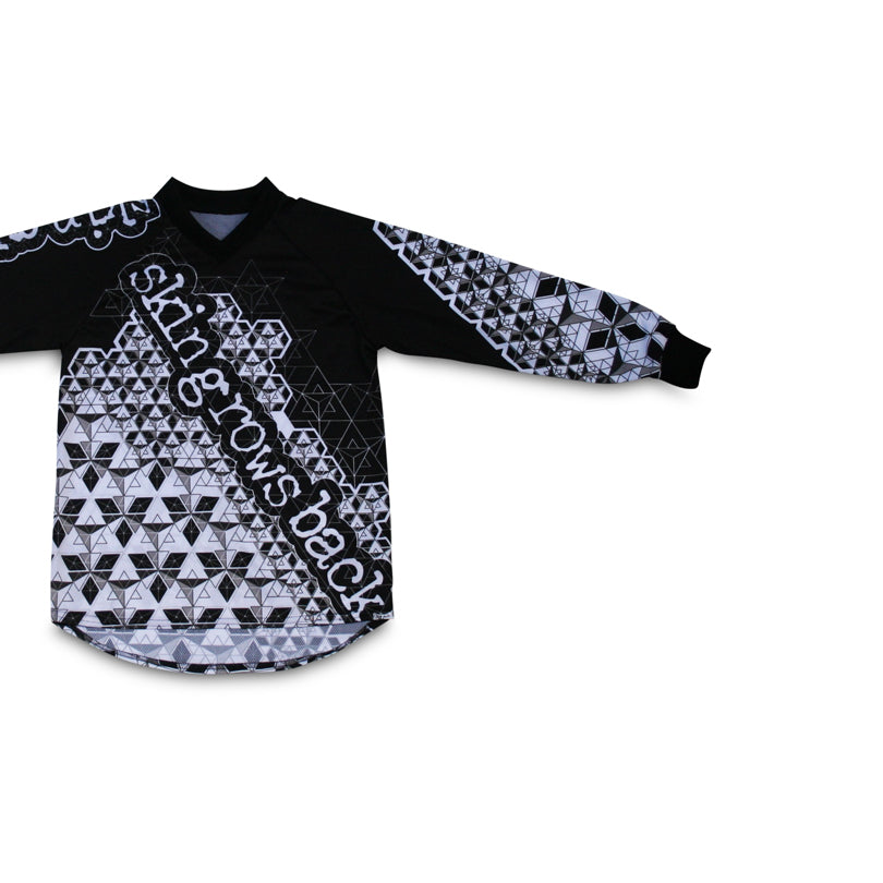shop skingrowsback logo star tetrahedron jersey youth size apparel products