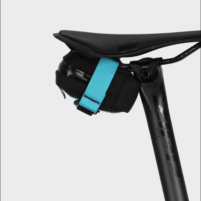 Skingrowsback plan b micron saddle bag animated GIF against a grey background