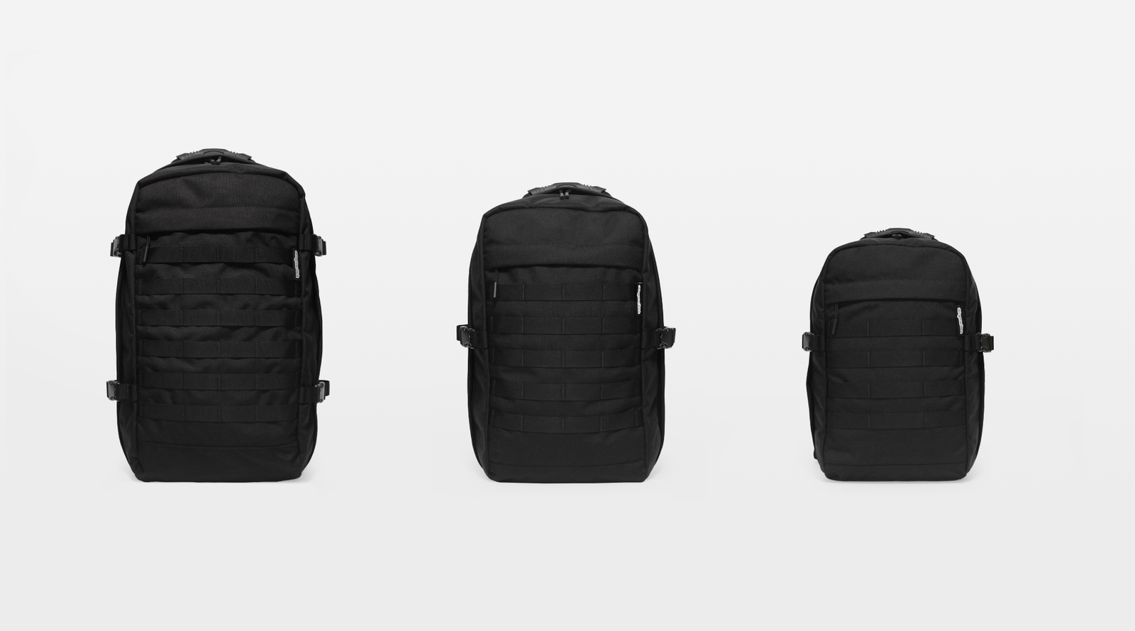 Skingrowsback PAK30 midpak compak backpack tactical black bag against a white background