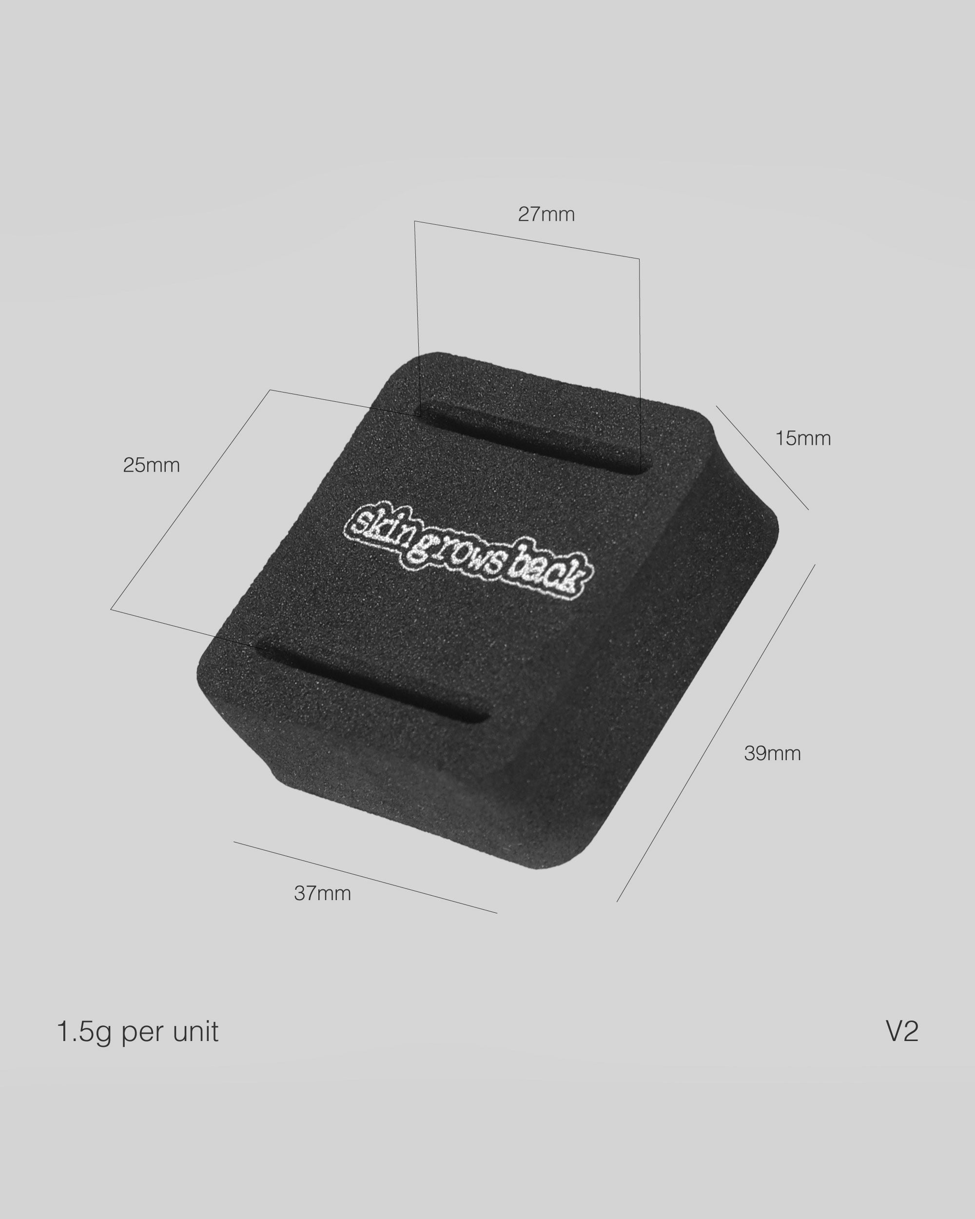 skingrowsback bloc handlebar bag spacer