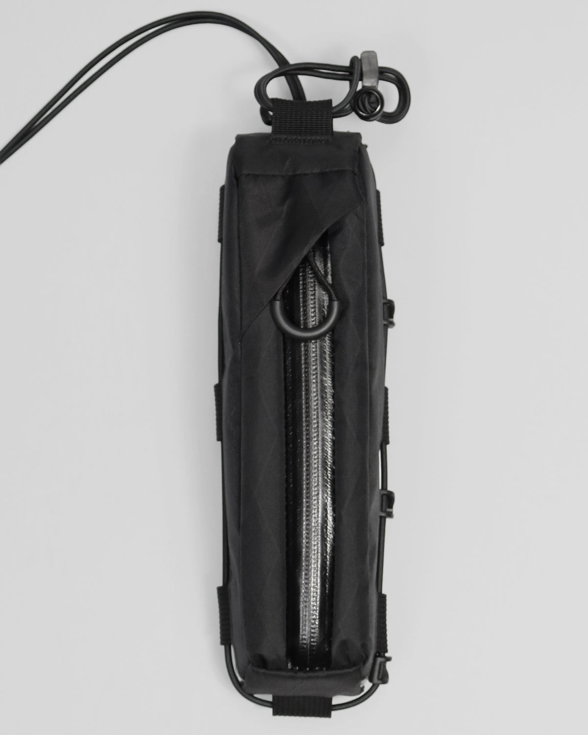 Skingrowsback transcend racing series hot dog racing top tube bag dyneema against a grey background