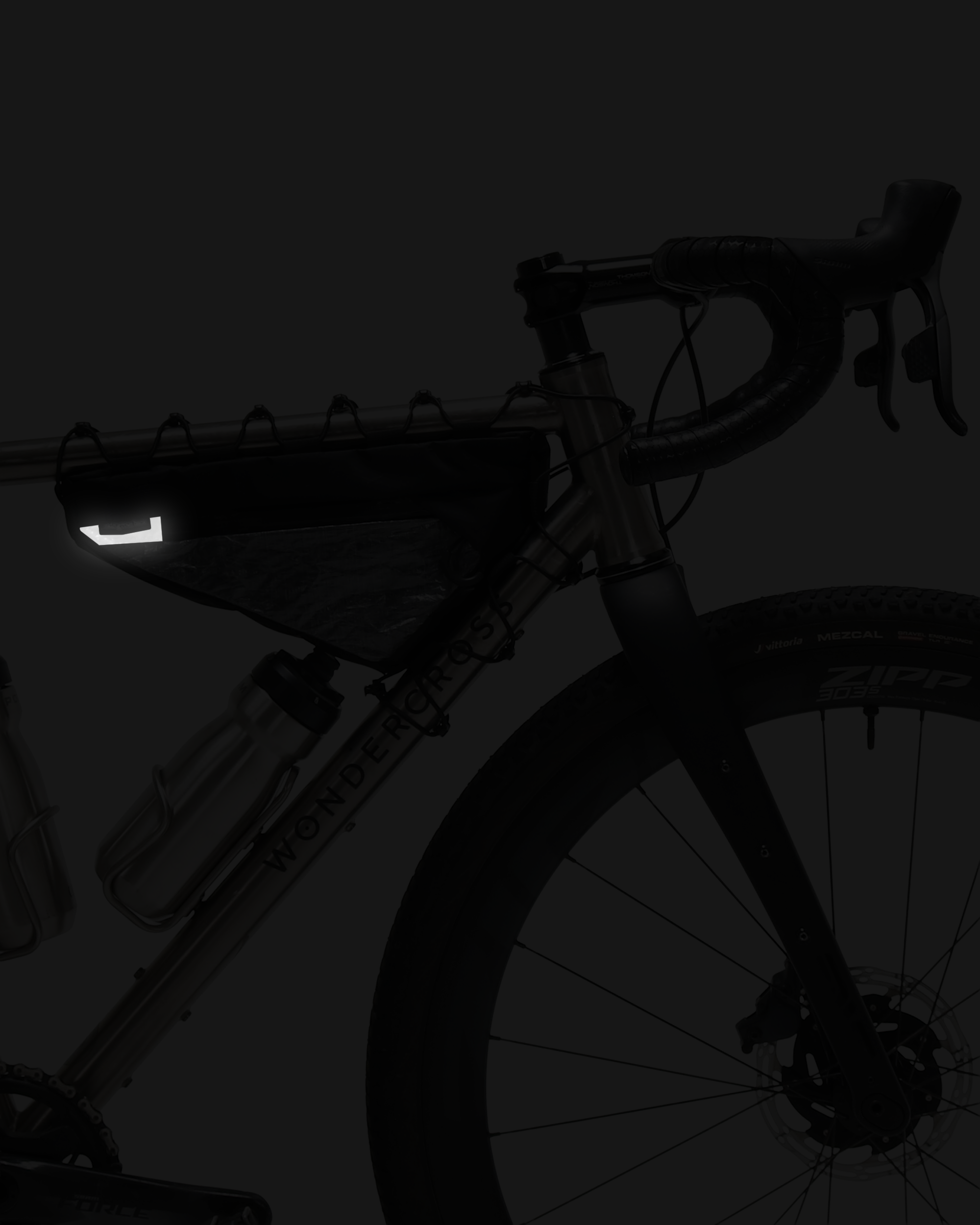 Wedge Racing Frame Bag - skingrowsback