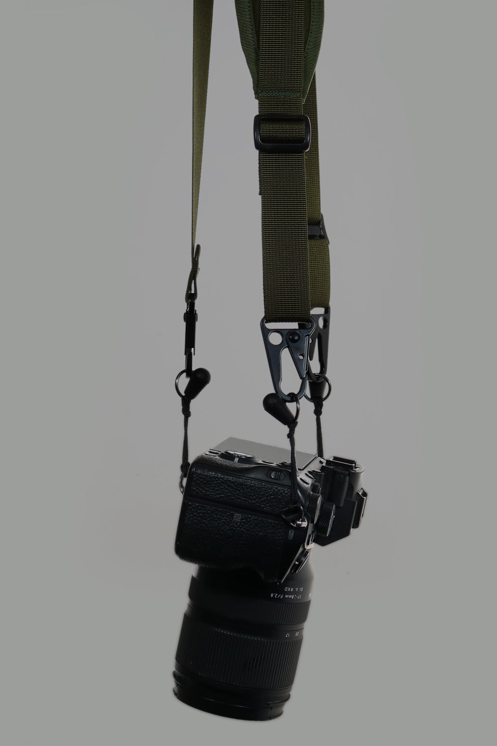 skingrowsback 3Point Cycling Camera Strap Olive manufactured in Australia