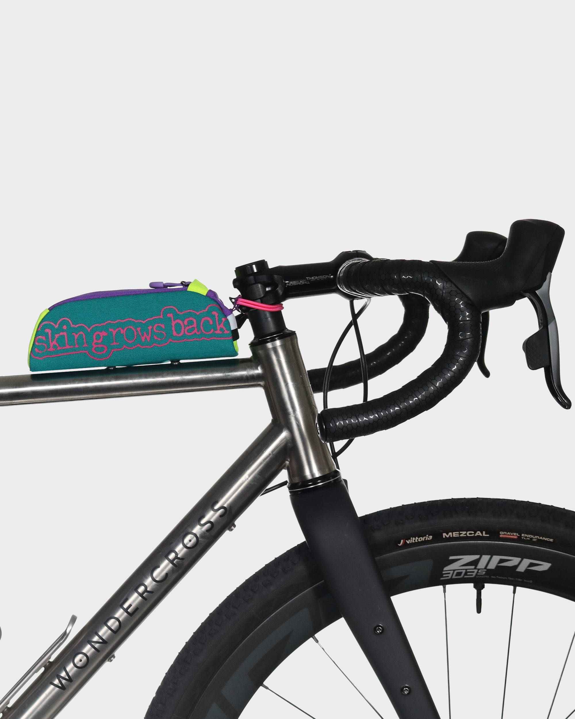 bolt on top tube bag gravel bike SHORTIE Bolt On Top Tube Bag TURBO