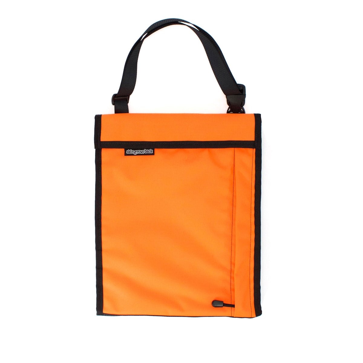 skingrowsback velodrome chainring bag track cycling neon orange