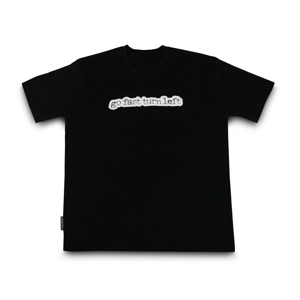 skingrowsback go fast turn left t-shirt black