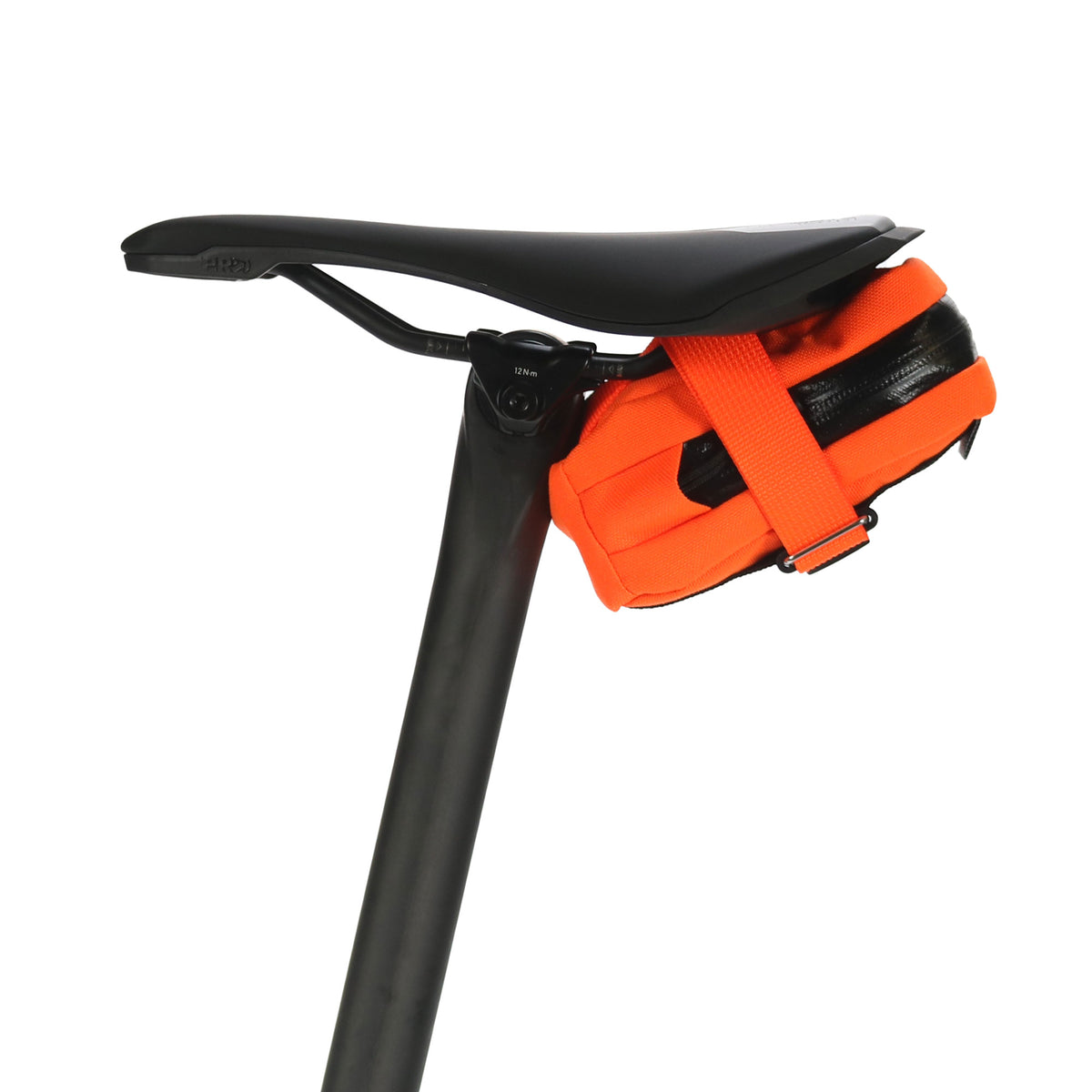 skingrowsback plan b cycling saddle bag neon orange strap