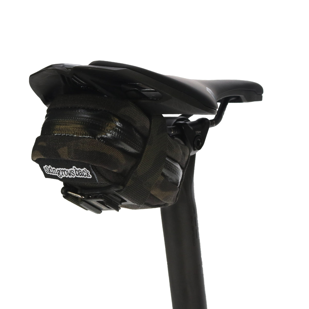 skingrowsback plan b micron cycling saddle bag MultiCam Black