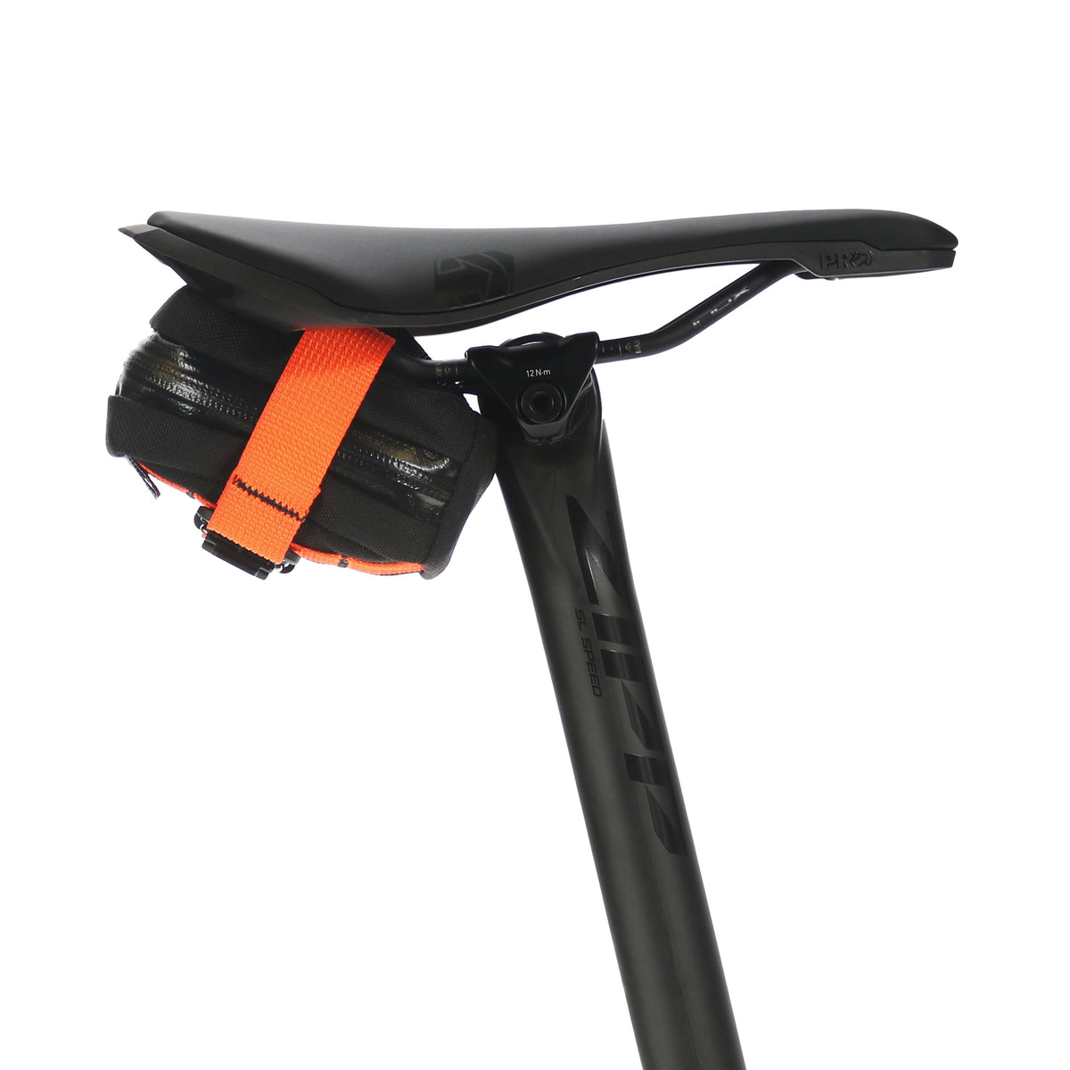 skingrowsback Plan B Micron cycling saddle bag neon orange distinction