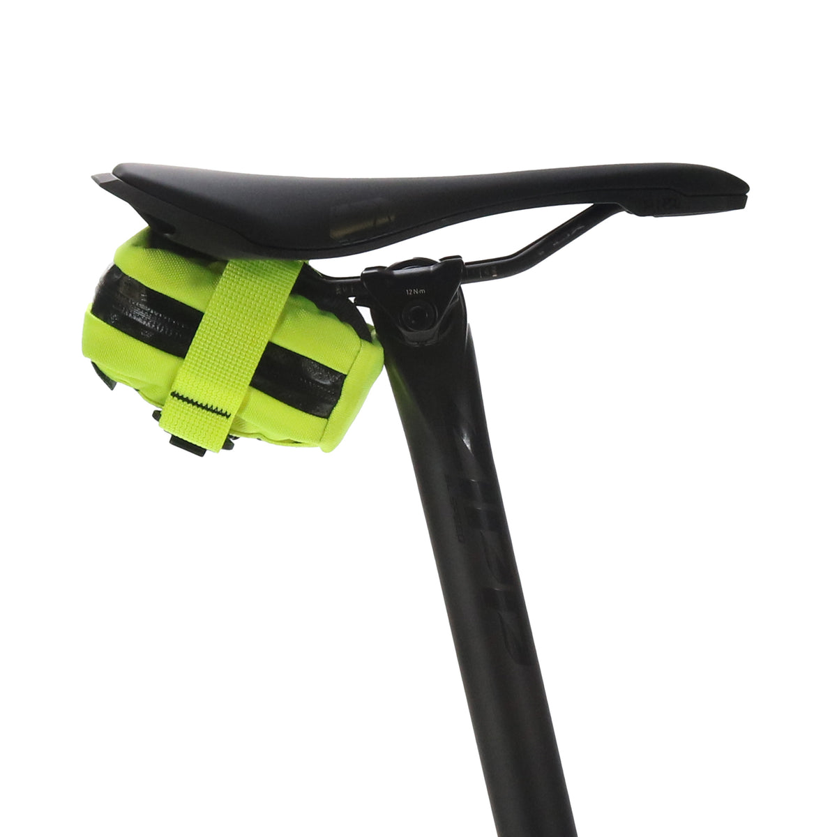 skingrowsback Plan B Micron cycling saddle bag neon yellow