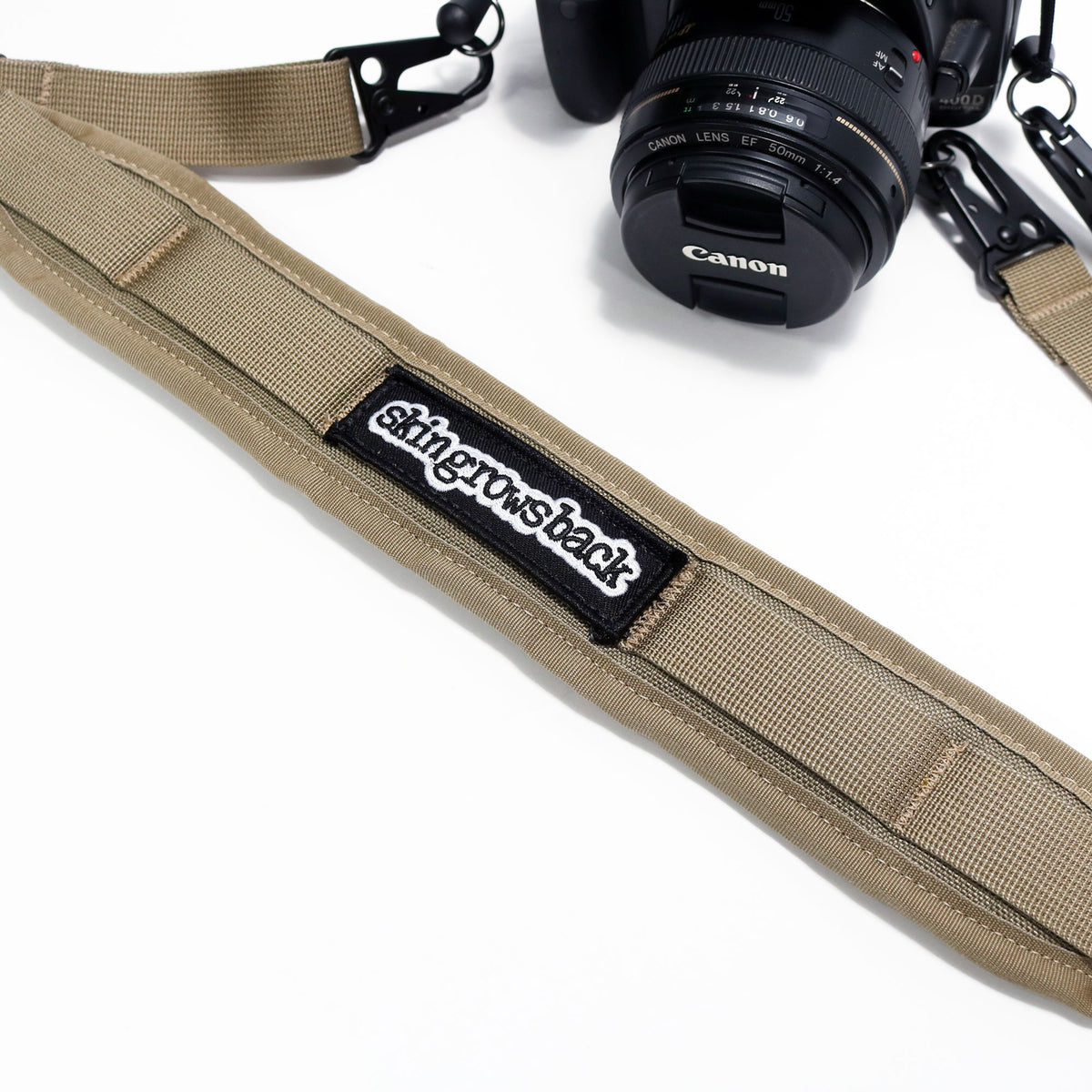skingrowsback 3Point Cycling Camera Strap stone Made in Australia