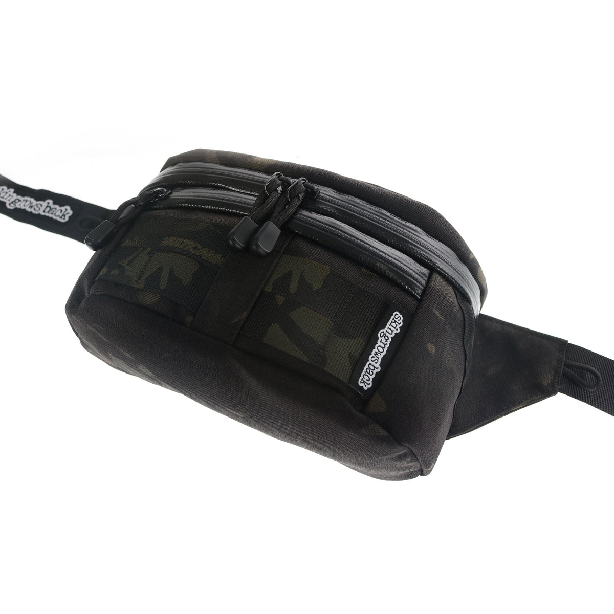 skingrowsback b double bum bag MultiCam Black black camo