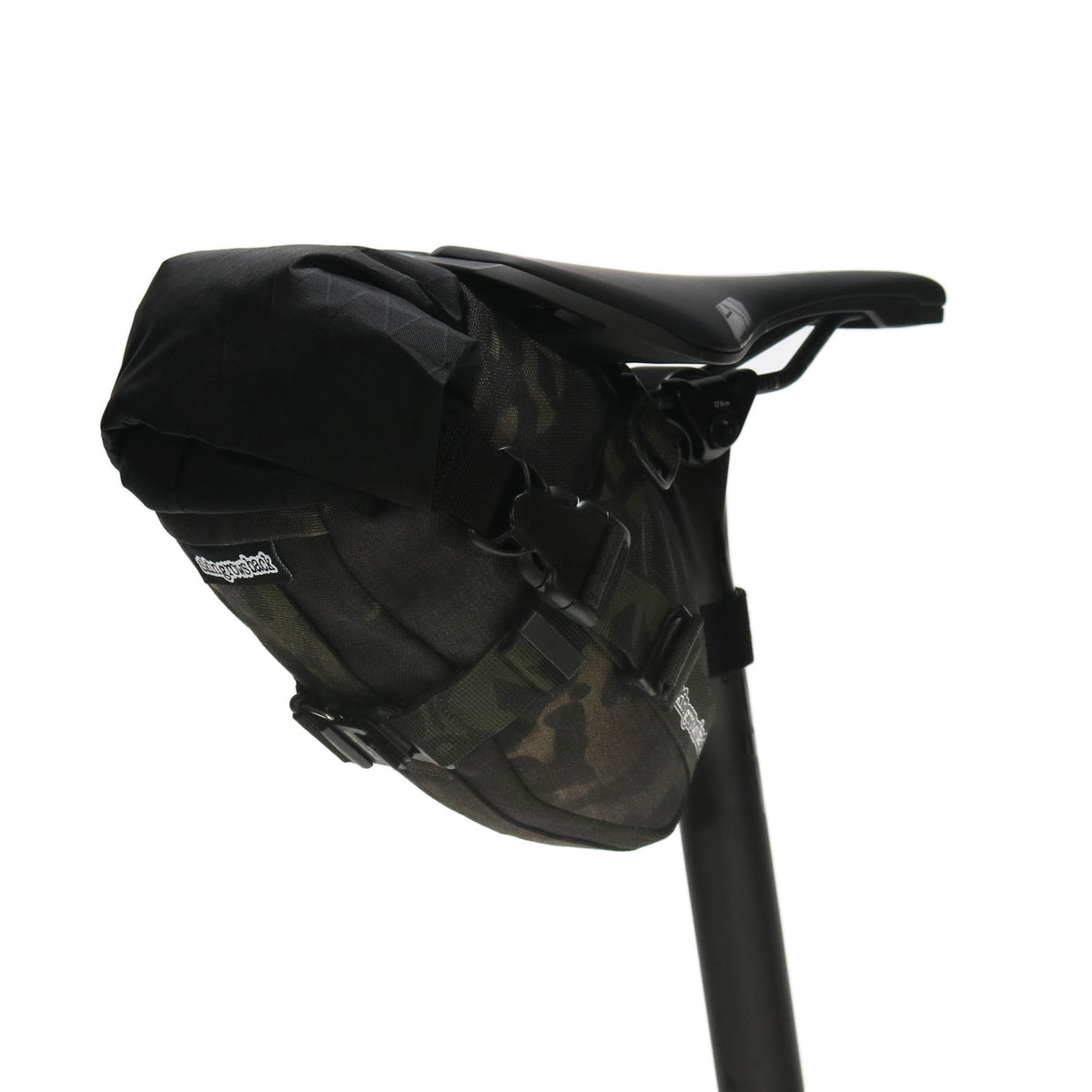 skingrowsback flash pak saddle bag multicam black