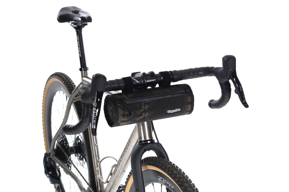 skingrowsback little lunch cycling handlebar bag MultiCam Black