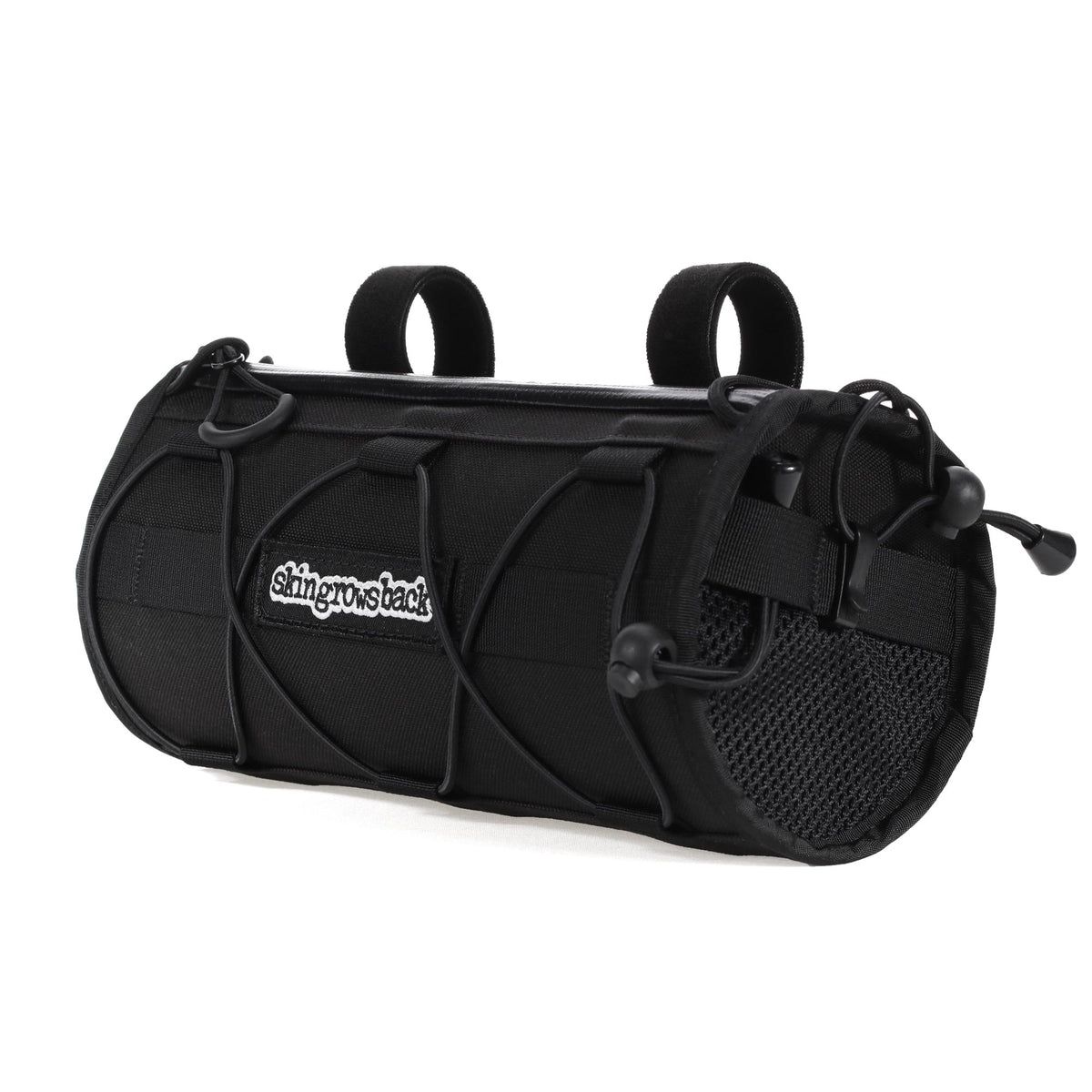 skingrowsback lunch box handlebar bag gravel cycling made in australia black