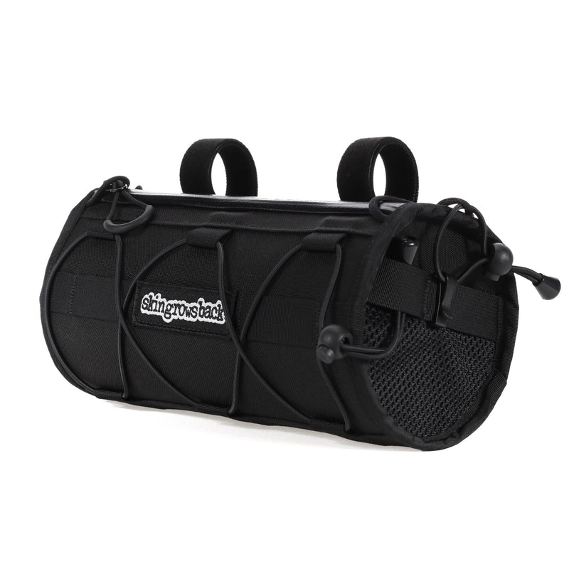 skingrowsback lunch box handlebar bag cycling black