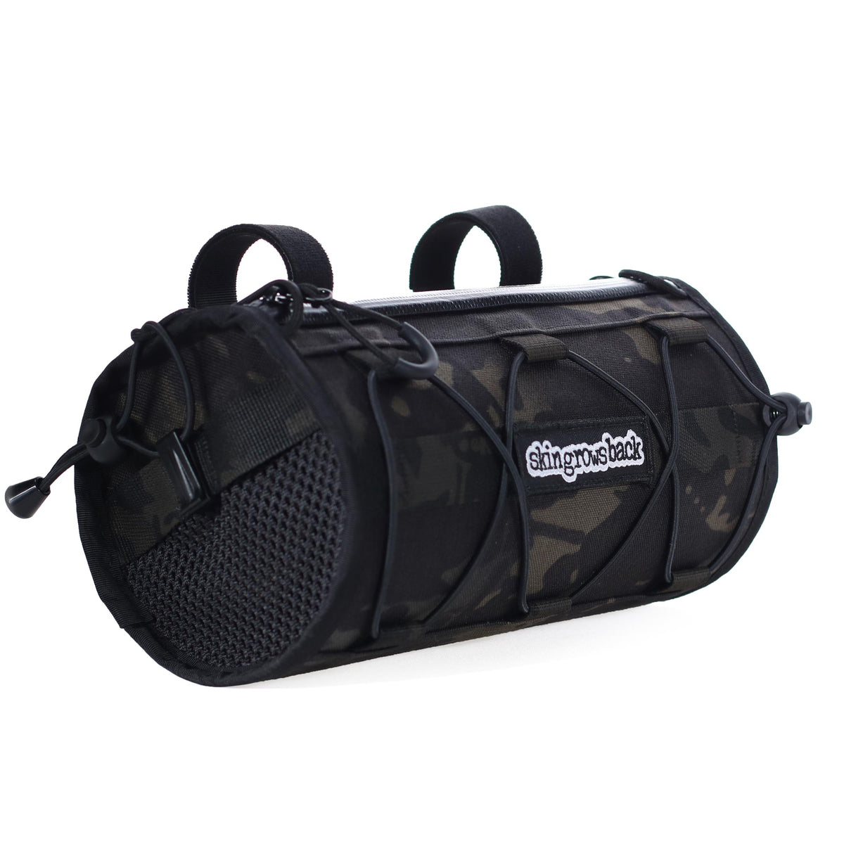 skingrowsback lunchbox handlebar bag MultiCam Black
