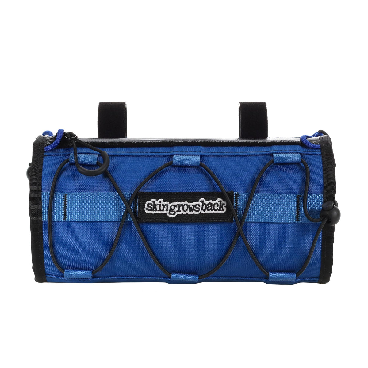 skingrowsback lunchbox handlebar bag v2 gravel bike royal blue