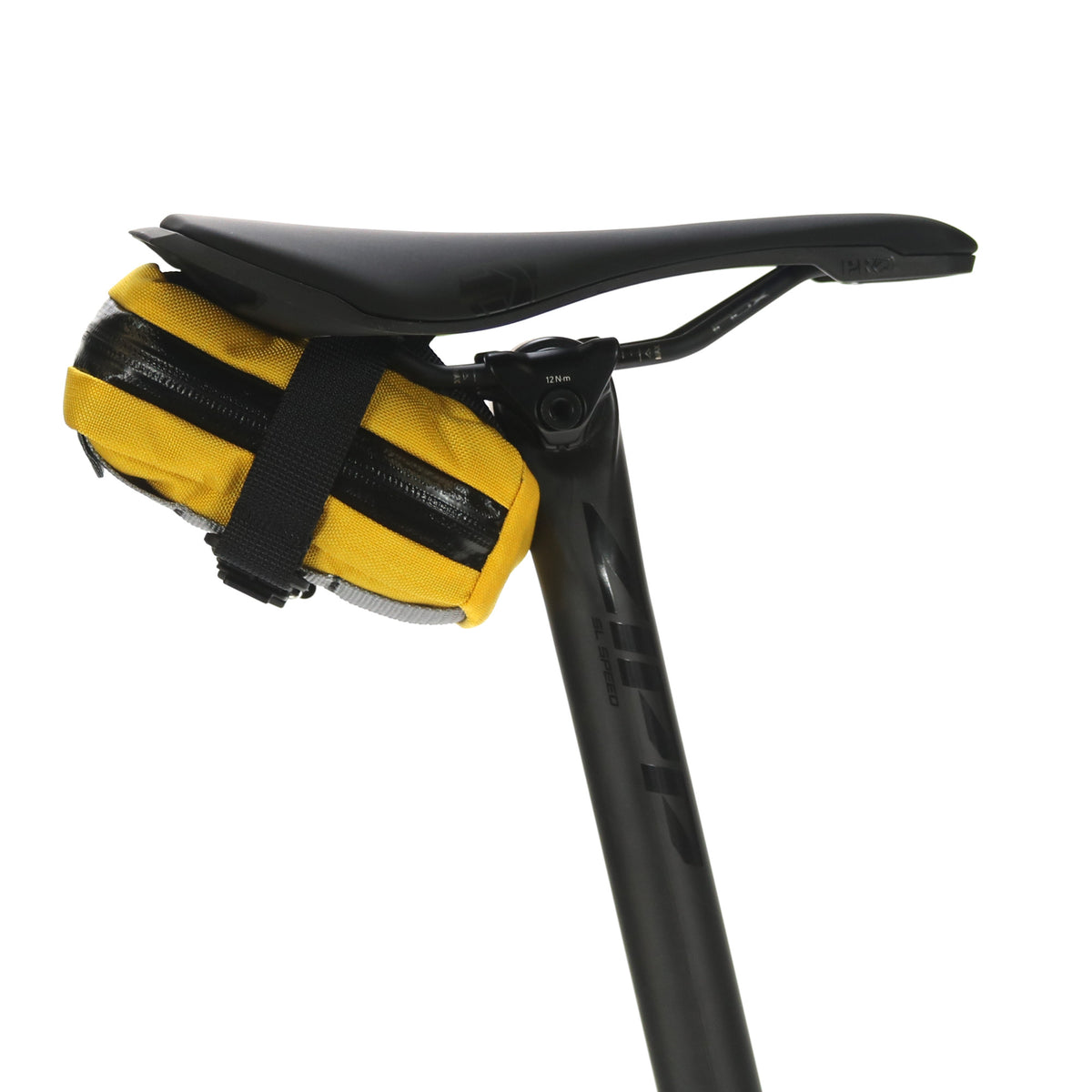 skingrowsback plan b cycling saddle bag yellow
