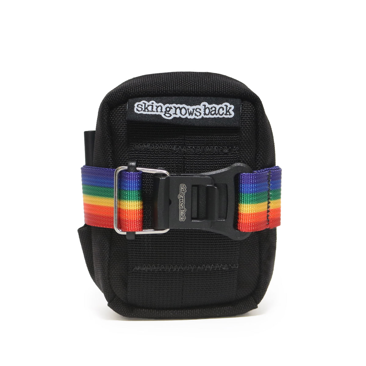 skingrowsback plan b micron cycling saddle bag rainbow