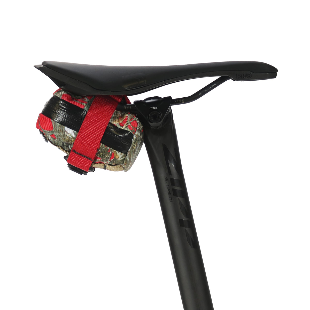 skingrowsback plan b micron cycling saddle bag sasquatch red camo