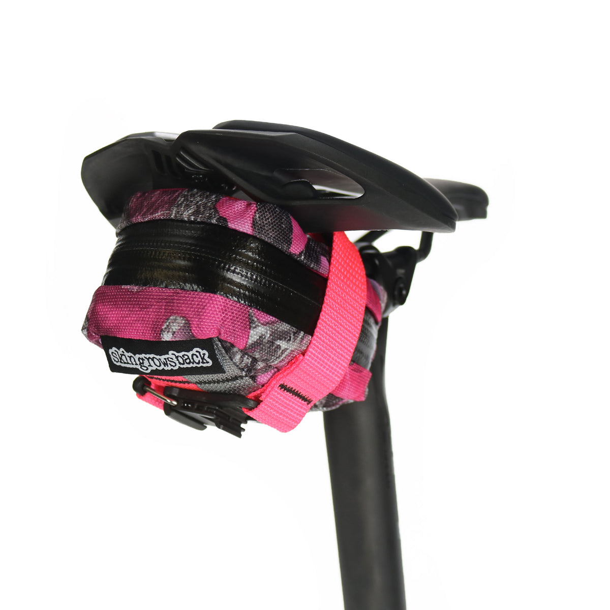 skingrowsback Plan B Micron cycling saddle bag Sassy B Pink