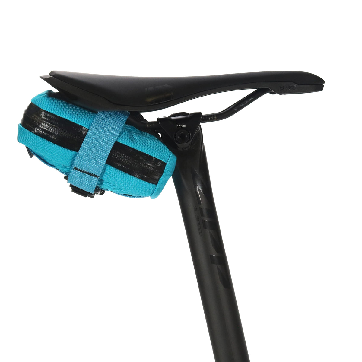 skingrowsback plan b cycling saddle bag aqua strap